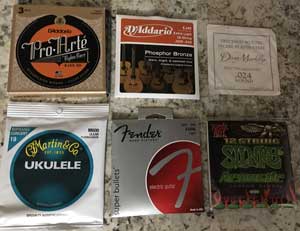 how to buy acoustic guitar strings